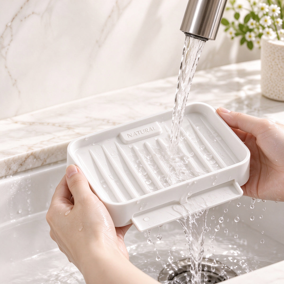 Silicone Draining Soap Dish