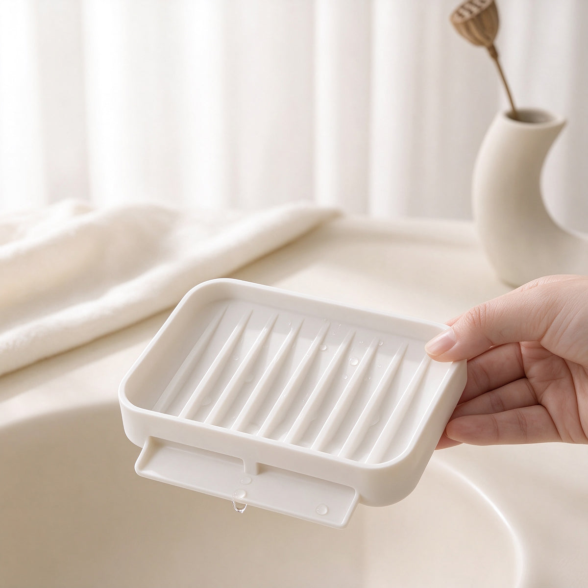 Silicone Draining Soap Dish